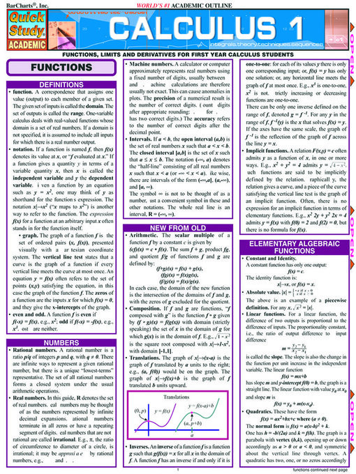 Title details for Calculus 1 by BarCharts, Inc. - Available